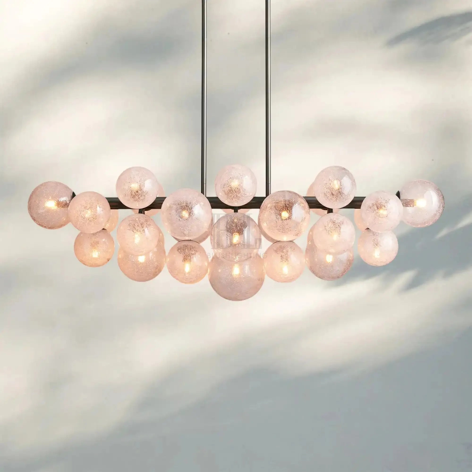 Mandoza Linear Chandelier-Lighting-Bronze-Blushlighting