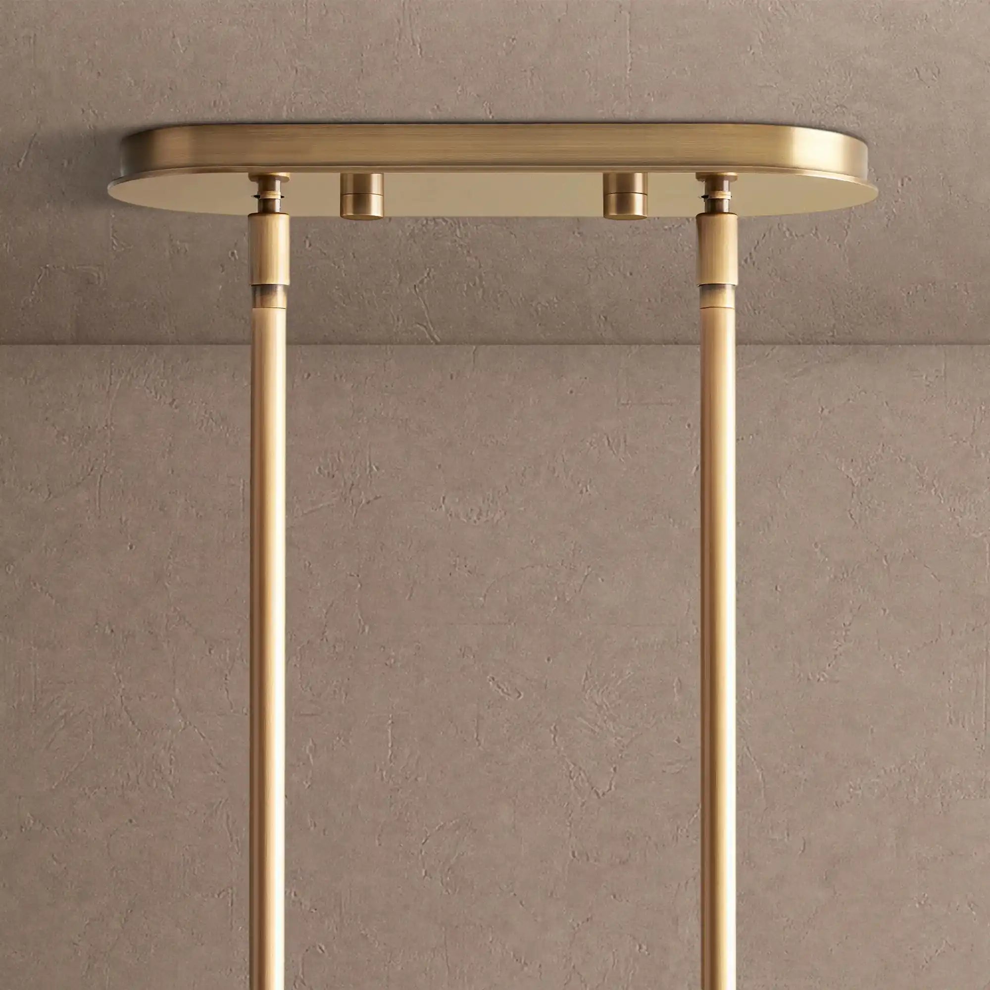 Mandoza Linear Chandelier - NickelBlushlighting