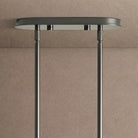 Mandoza Linear Chandelier - NickelBlushlighting