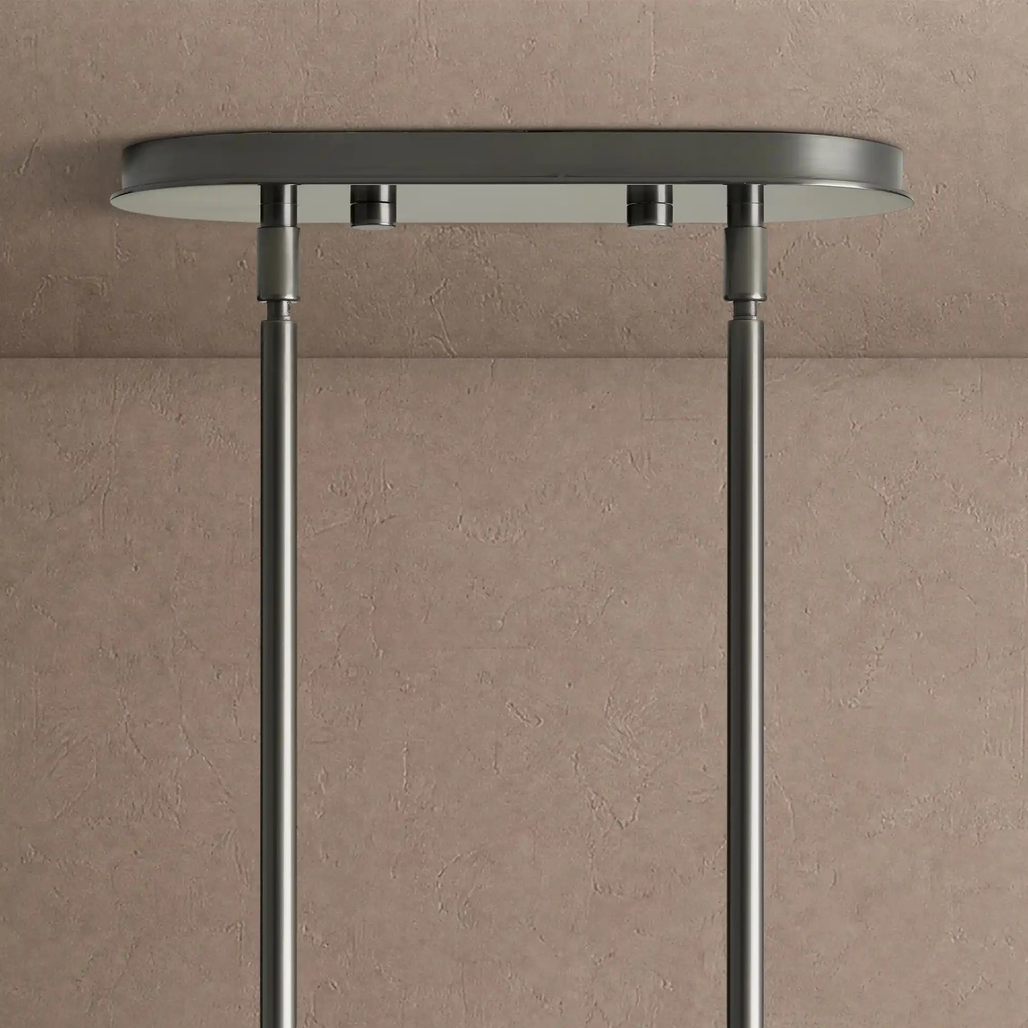Mandoza Linear Chandelier - NickelBlushlighting