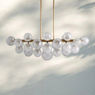 Mandoza Linear Chandelier - NickelBlushlighting