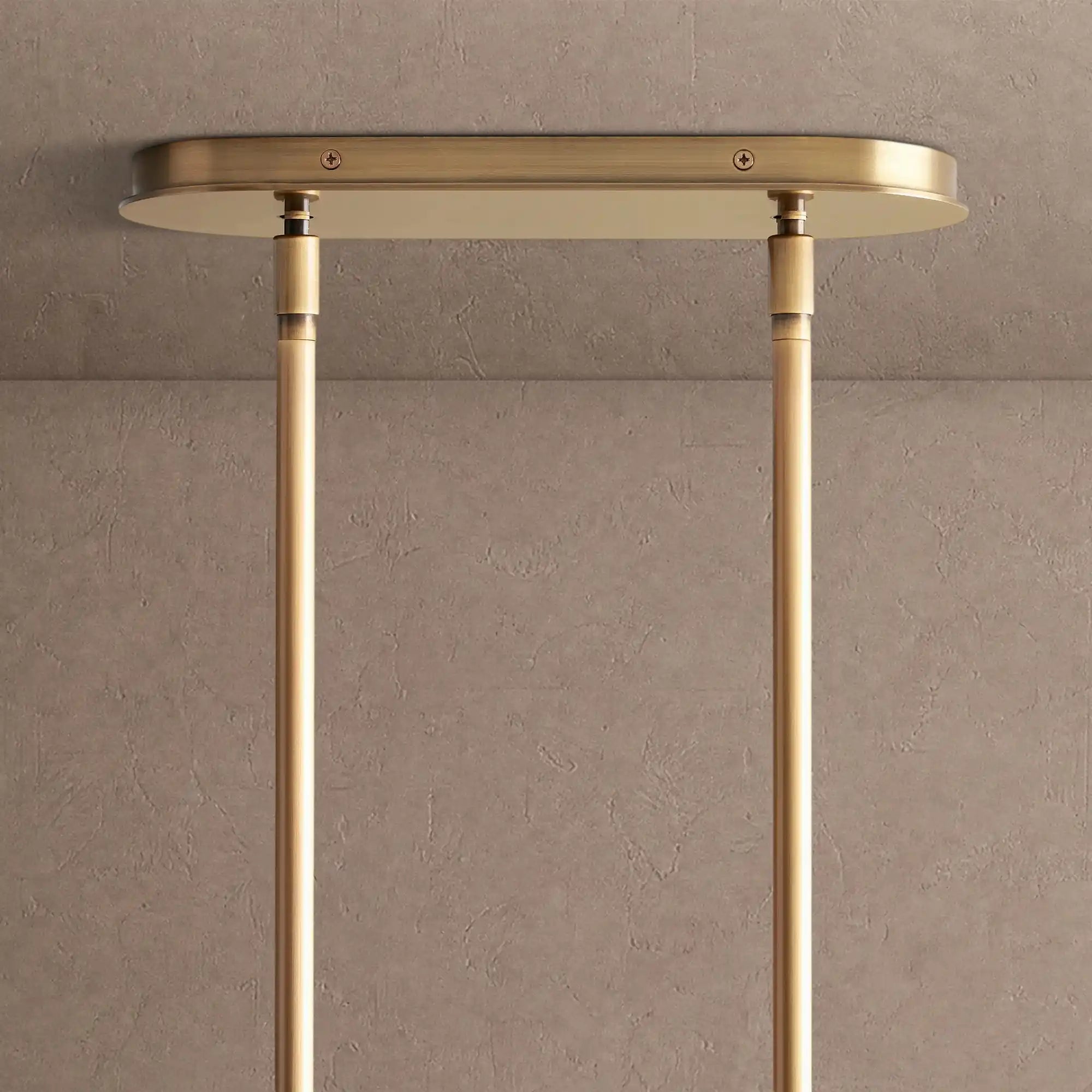Mandoza Linear Chandelier - NickelBlushlighting