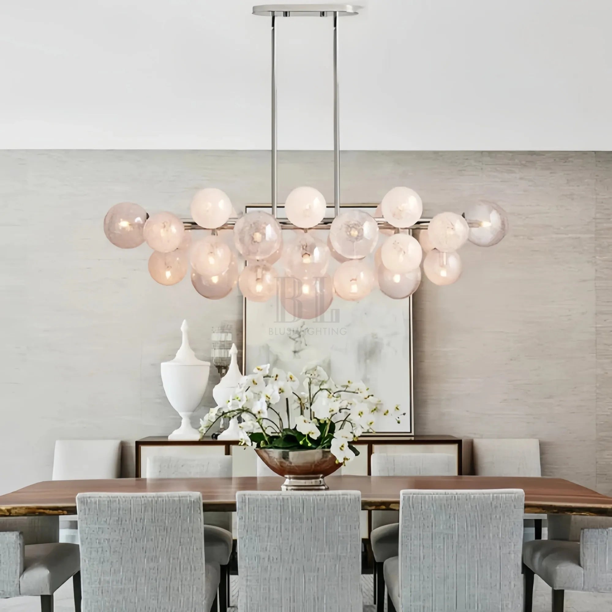 Mandoza Linear Chandelier-Lighting-Blushlighting