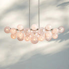 Mandoza Linear Chandelier - NickelBlushlighting