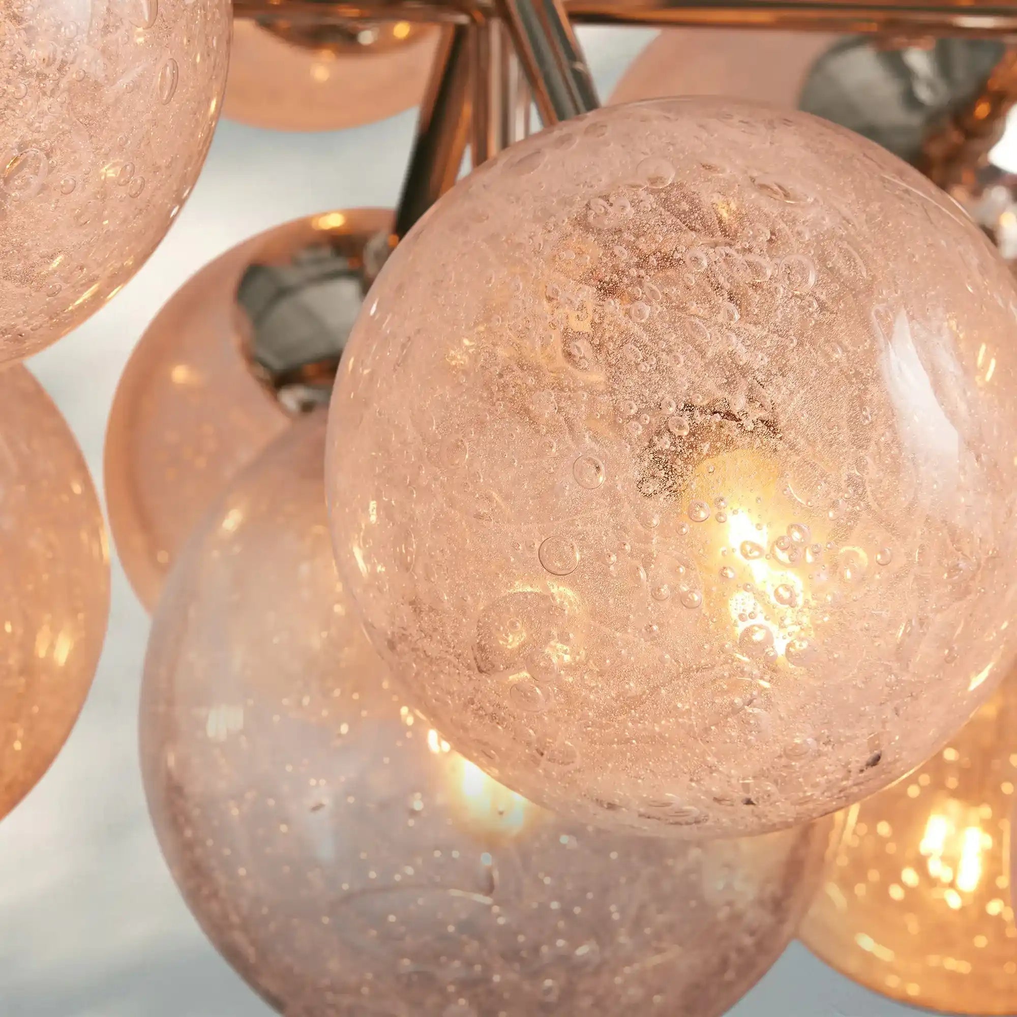 Mandoza Linear Chandelier - NickelBlushlighting