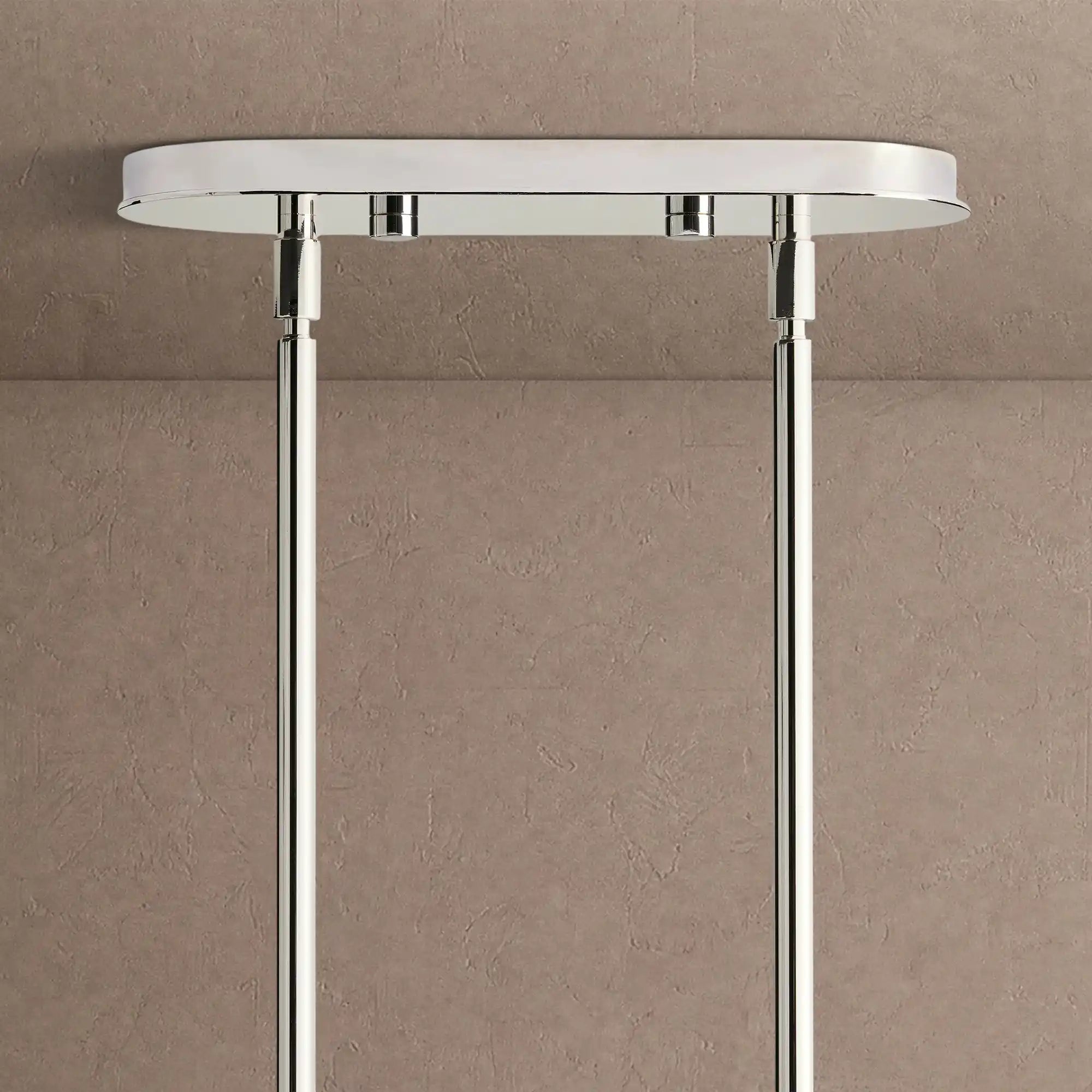 Mandoza Linear Chandelier - NickelBlushlighting
