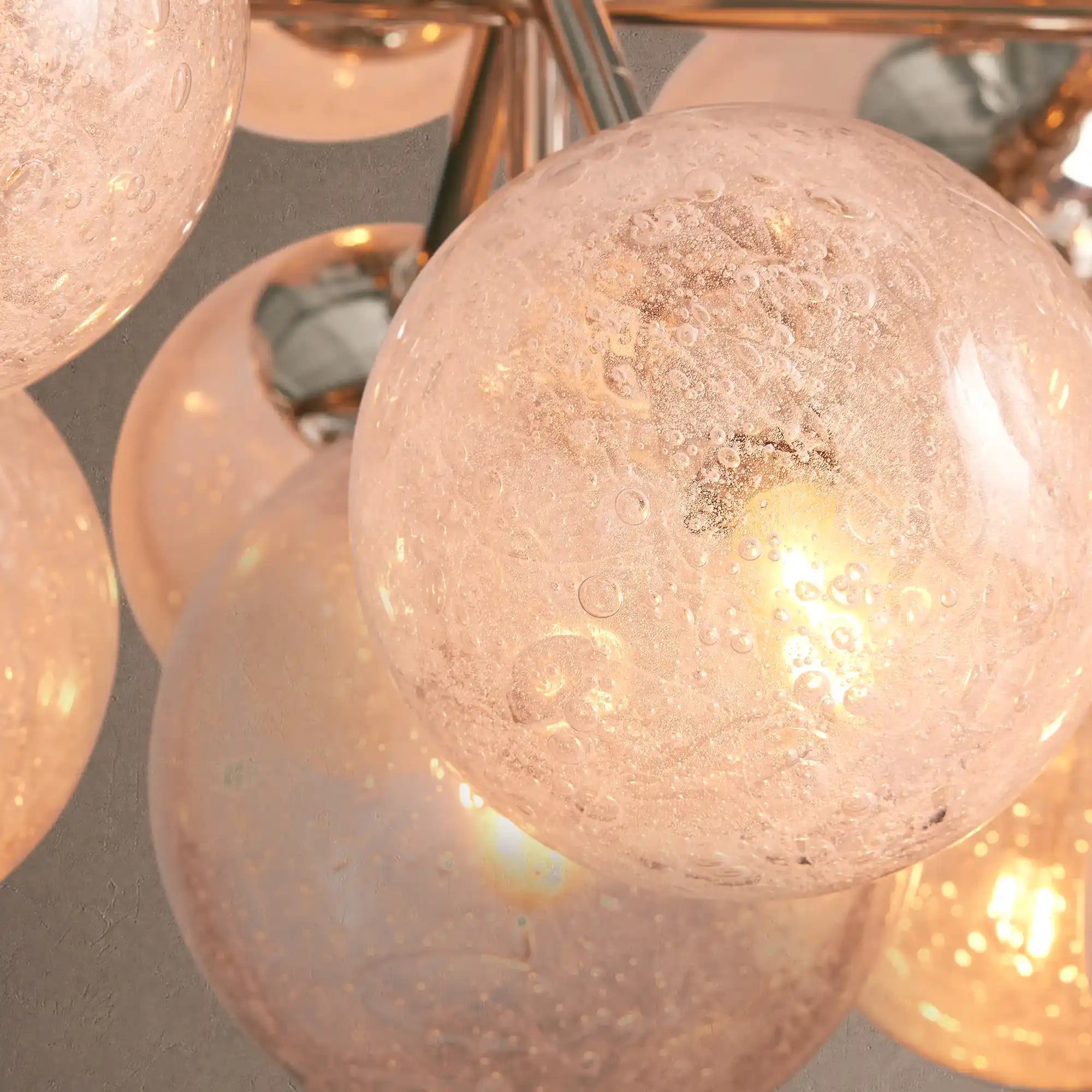 Mandoza Linear Chandelier - NickelBlushlighting