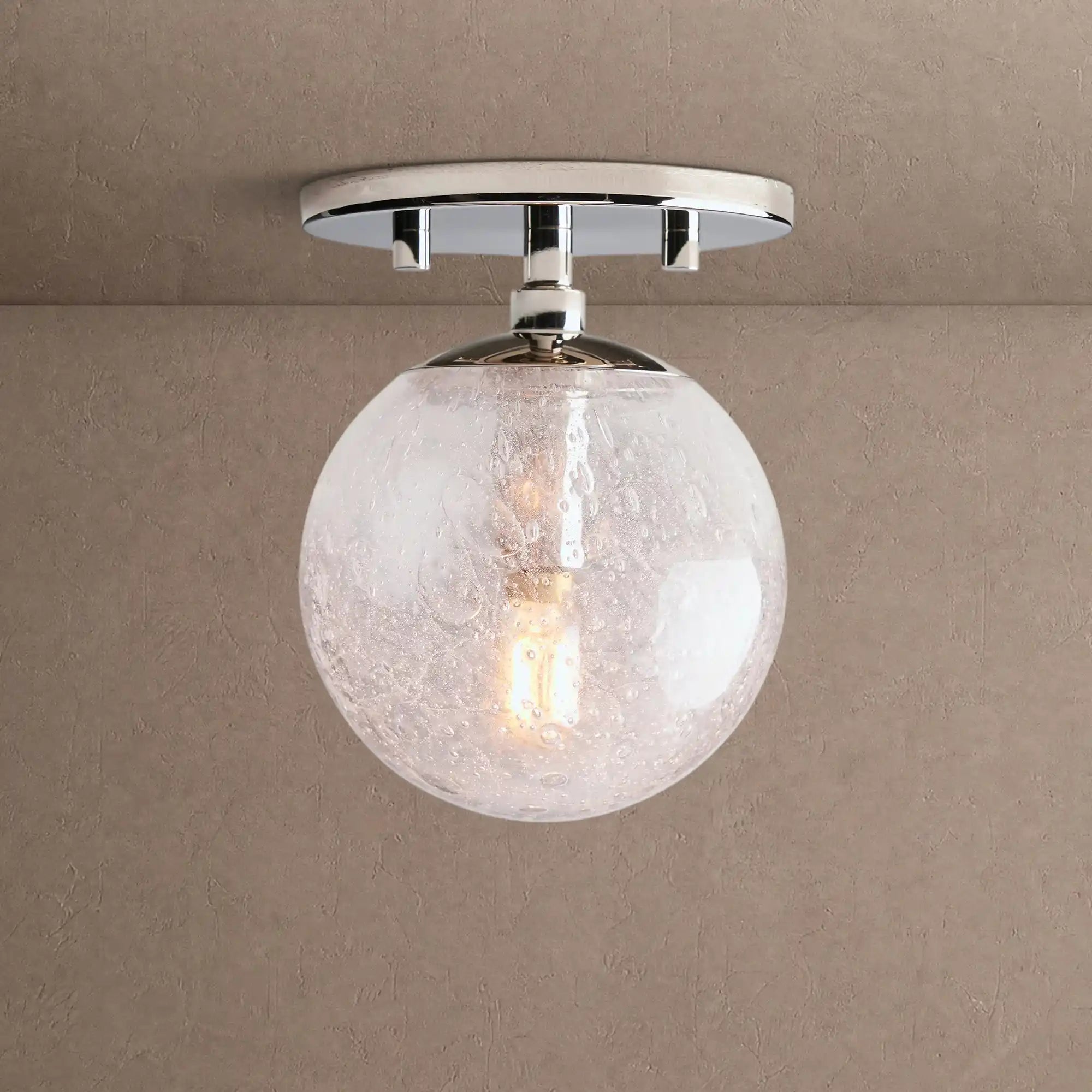 Mandoza Sconce - NickelBlushlighting