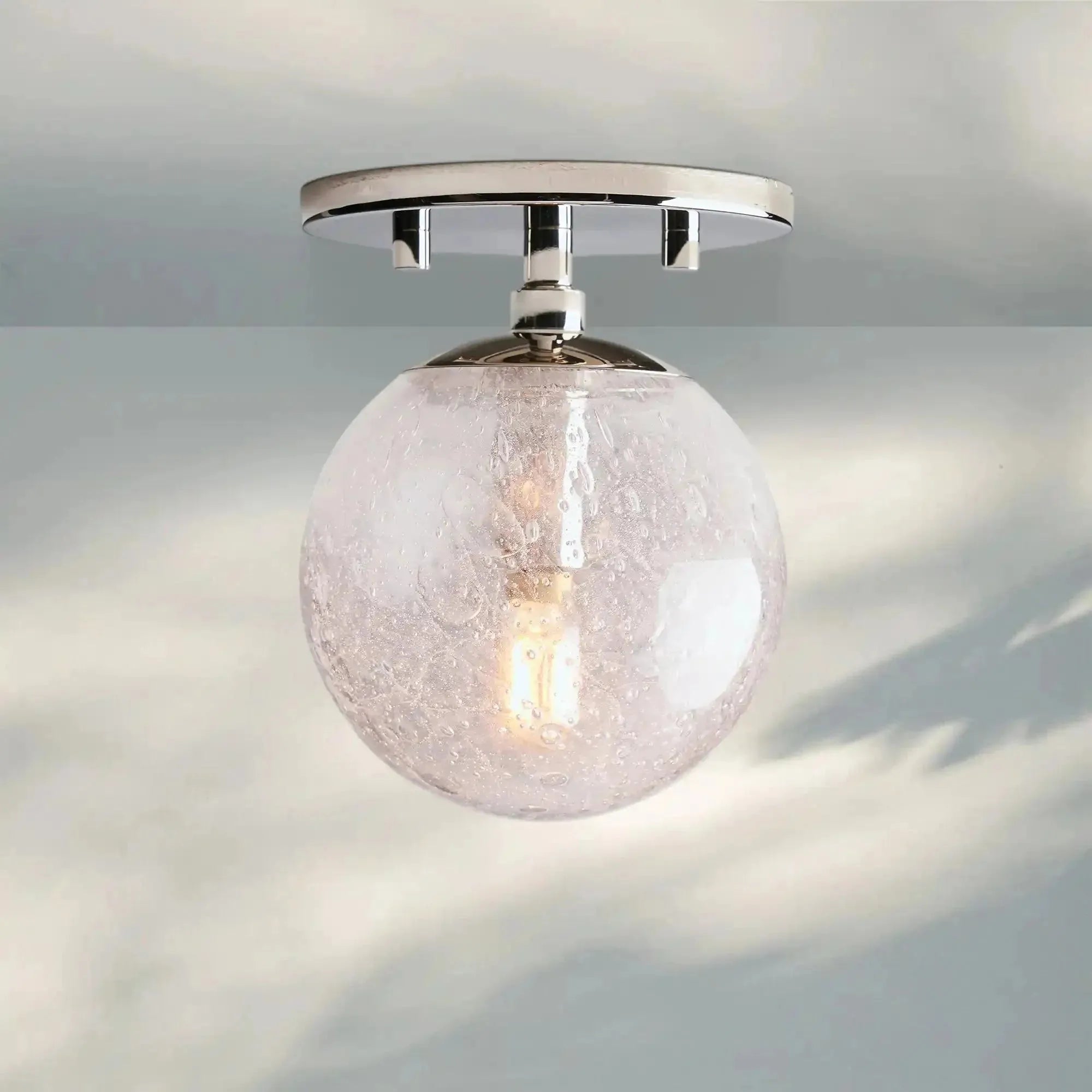 Mandoza Sconce - NickelBlushlighting