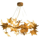 Maple Leaf Branch Chandelier-branch chandeliers for dining room,branch chandeliers for stairways,branch chandeliers for foyer,branch chandeliers for bedrooms,branch chandeliers for kitchen,branch chandeliers for living room-Blushlighting