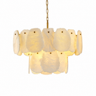 Marble Block Round Pendant D600 - Copper