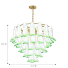 Marielle Mid Century Petal Chandelier - Blushlighting