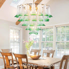 Marielle Mid Century Petal Chandelier - Blushlighting