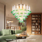 Marielle Mid Century Petal Chandelier - Blushlighting