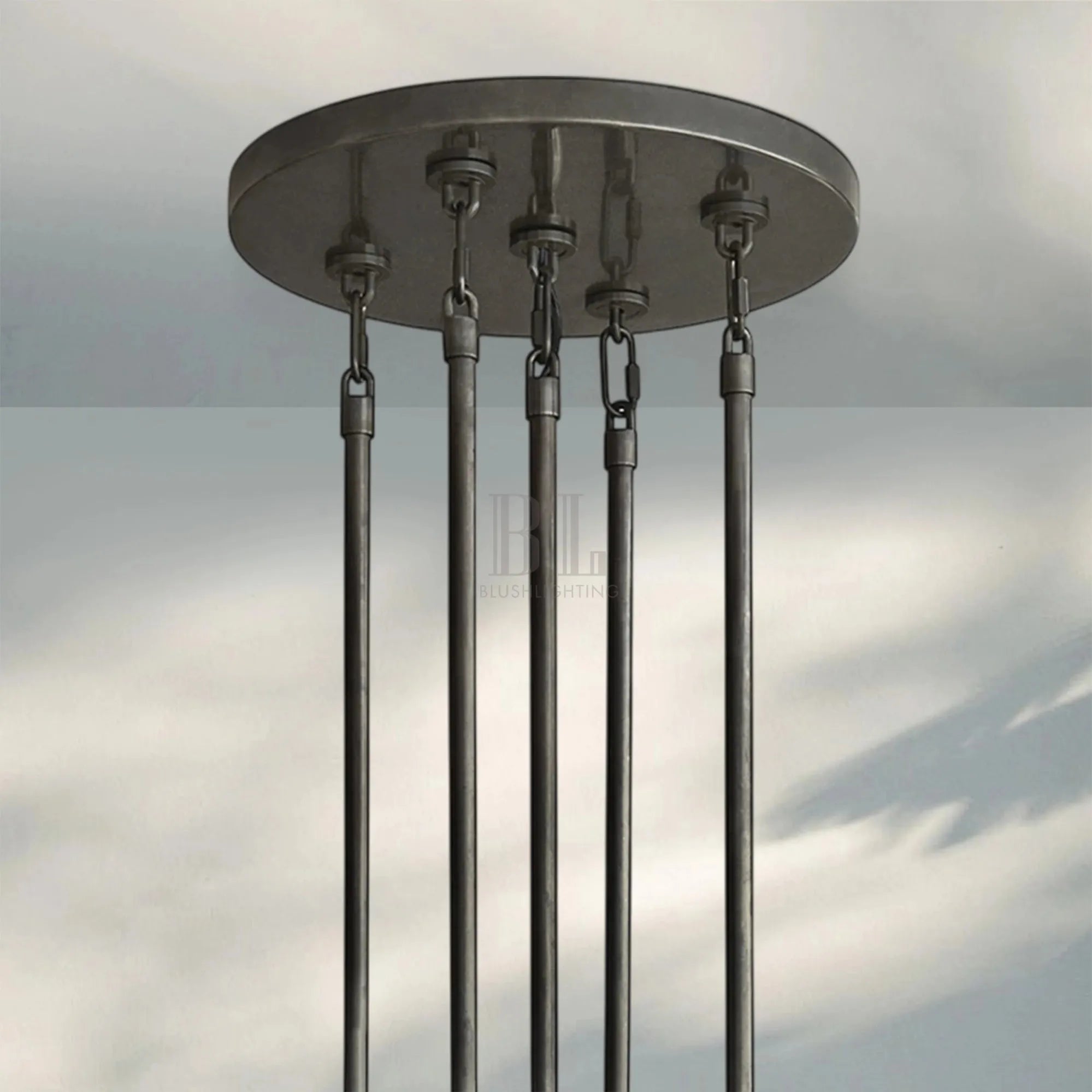 Marigan K9 Crystal Round Chandelier for Living Room-