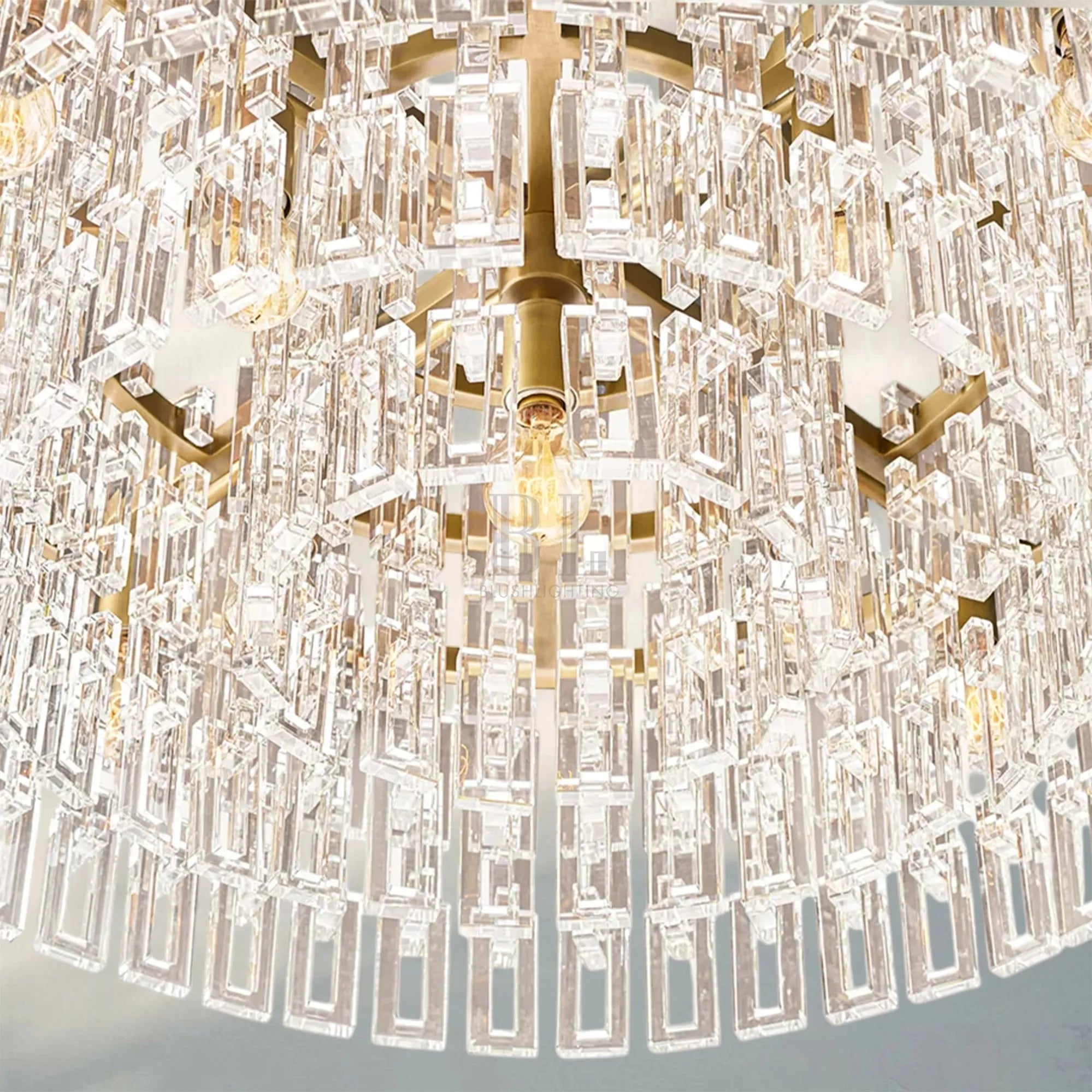 Marigan K9 Crystal Round Chandelier for Living Room-