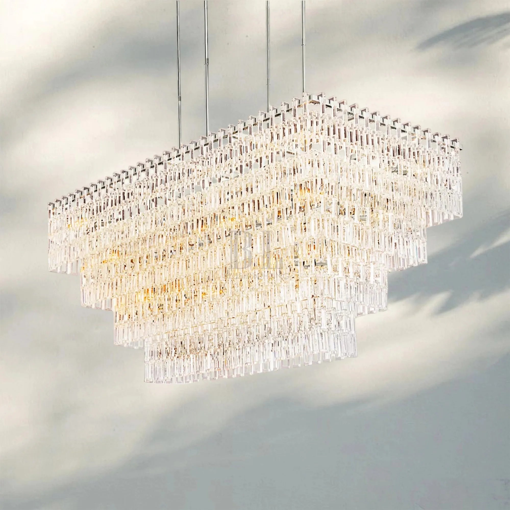 Marigan Multi-Tier Rectangular Chandelier 60" 72"-