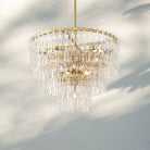 Marigan Multi-Tier Round Chandelier 36″ 48″ 60″-36"-Lacquered Burnished Brass-