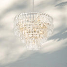 Marigan Multi-Tier Round Chandelier 36″ 48″ 60″-36"-Polished Nickel-