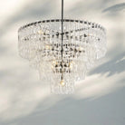 Marigan Multi-Tier Round Chandelier 36″ 48″ 60″-48"-Matte Black-