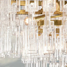 Marigan Multi-Tier Round Chandelier 36″ 48″ 60″ - 60" 5-TierMatte BlackBlushlighting
