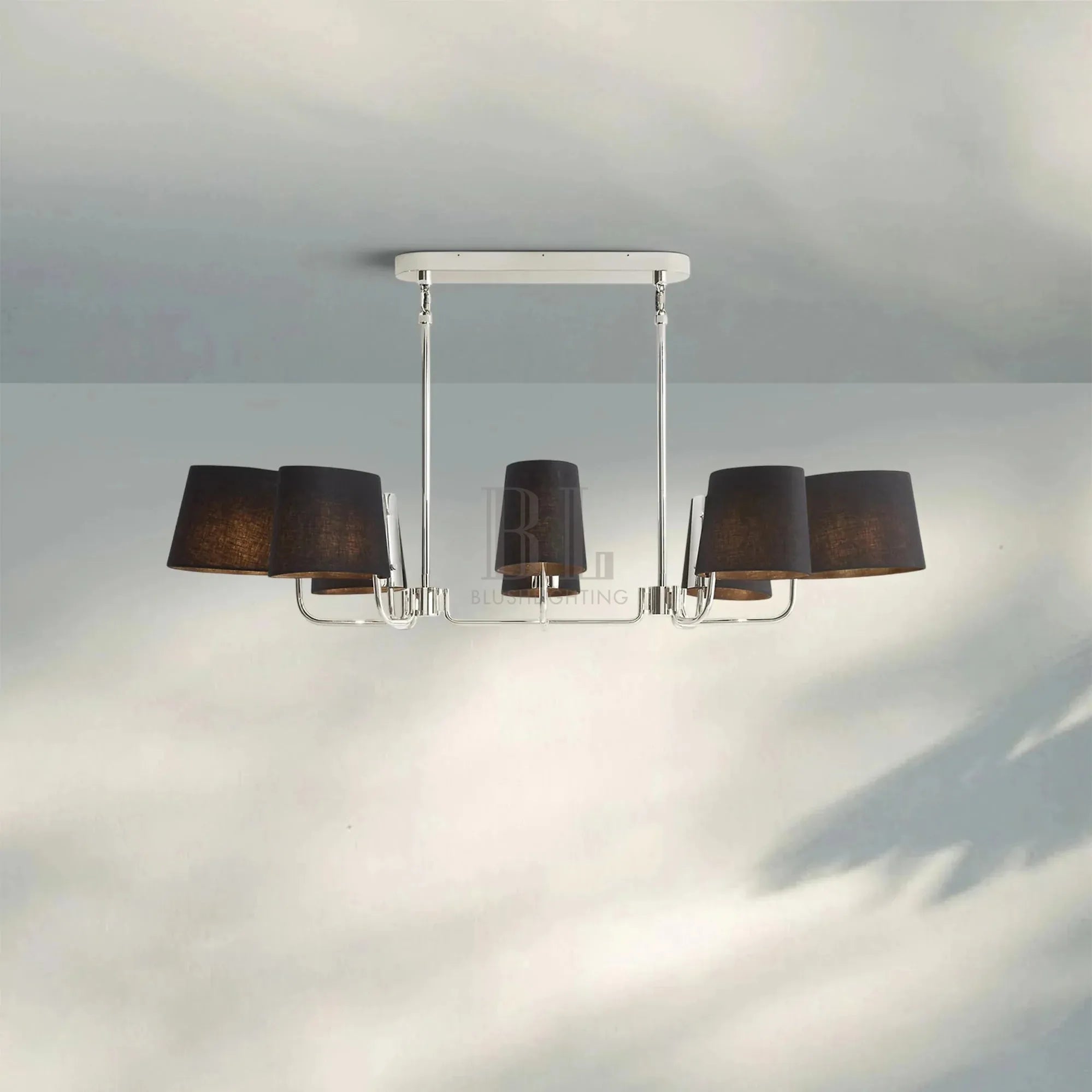 Martinean Linear Chandelier 54" 72" - Blushlighting