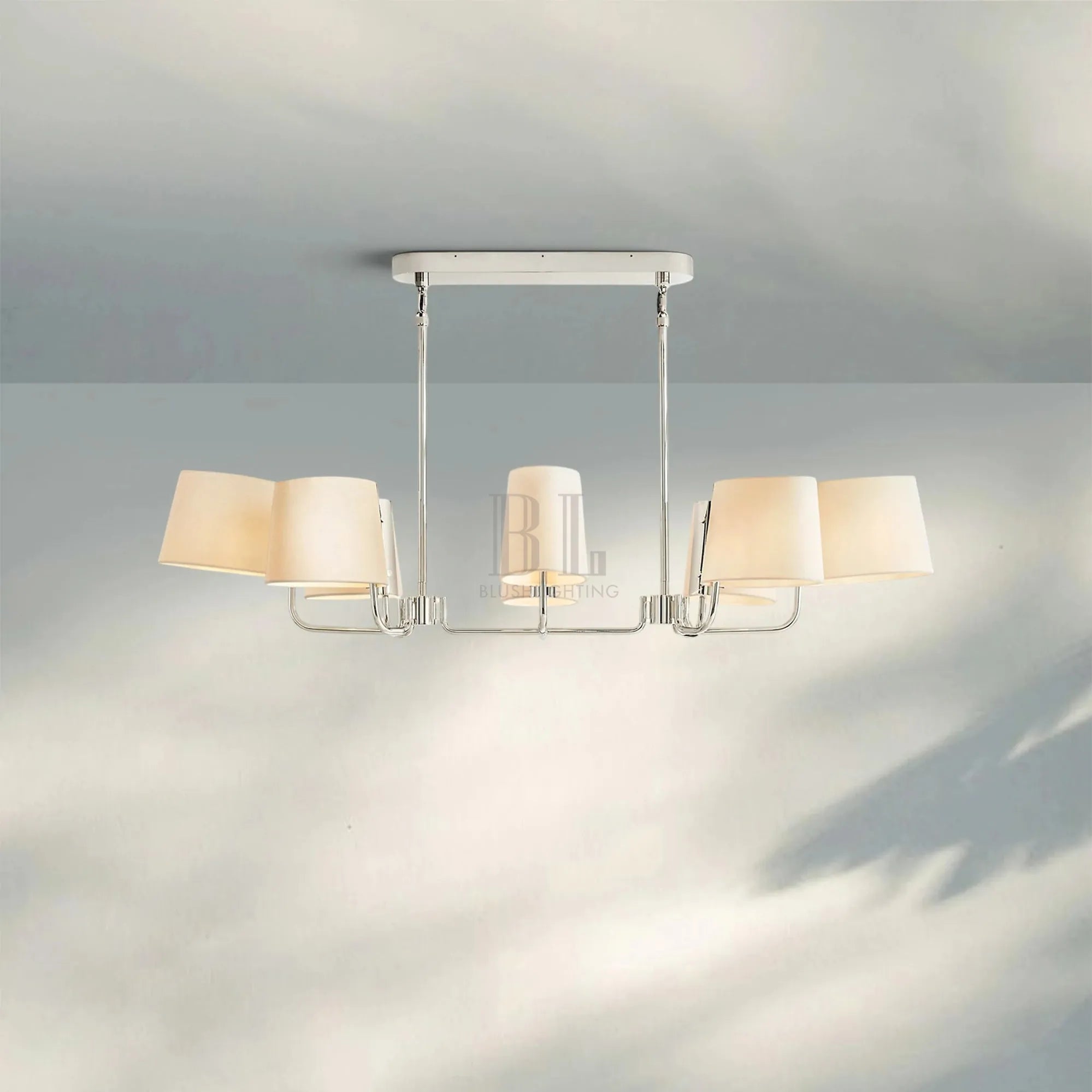 Martinean Linear Chandelier 54" 72" - Blushlighting