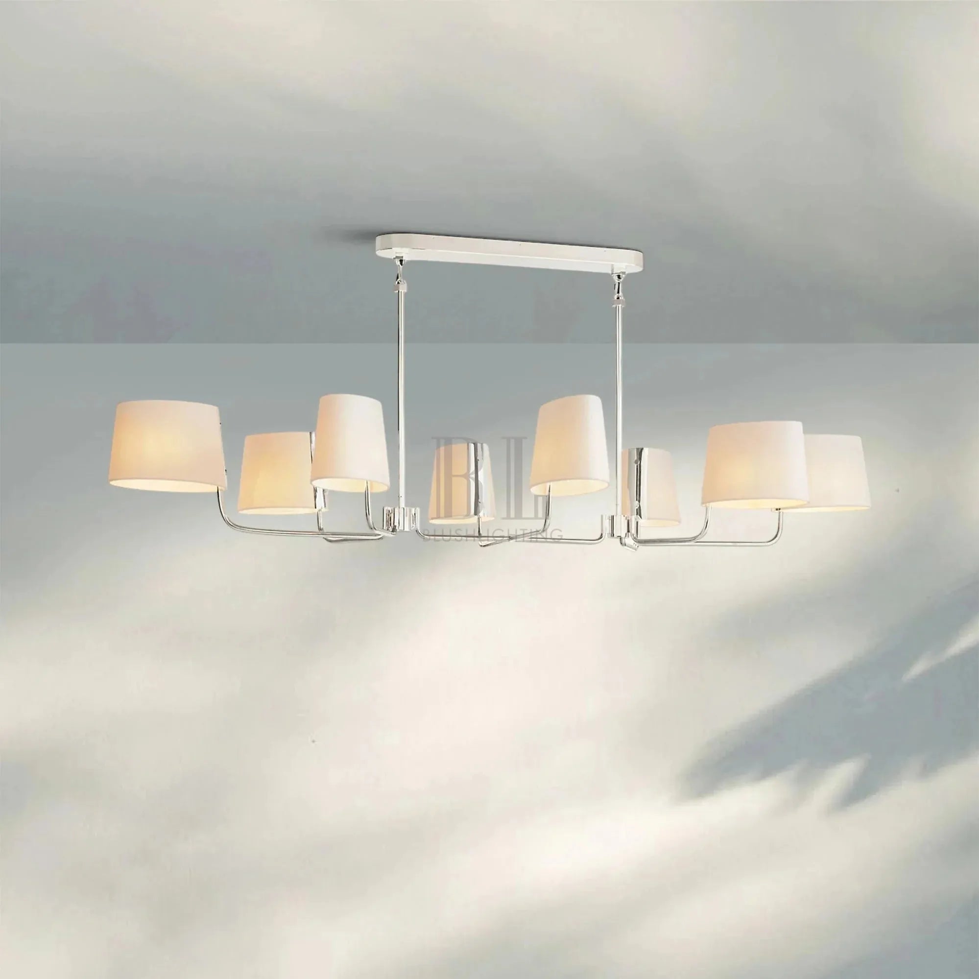 Martinean Linear Chandelier 54" 72" - Blushlighting