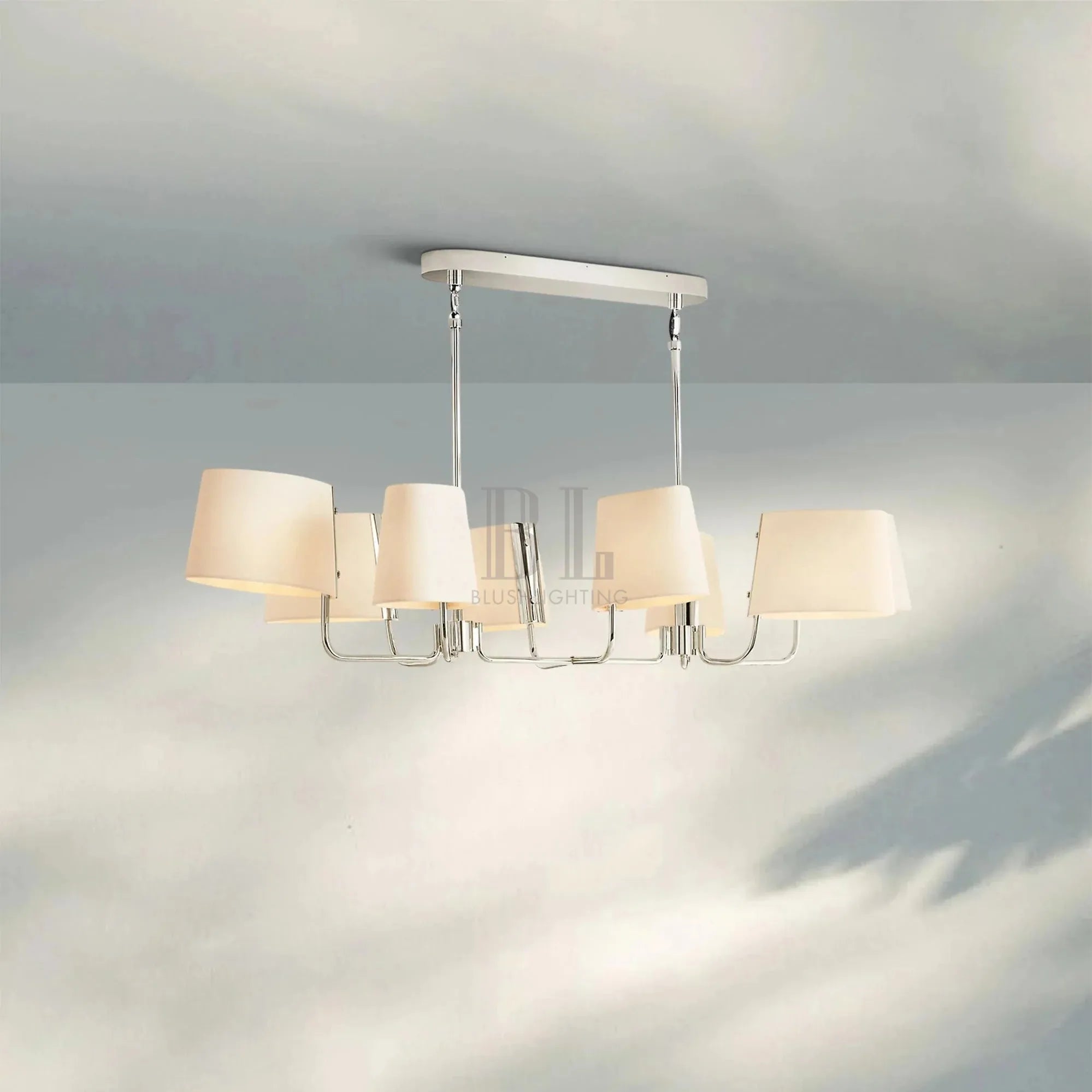 Martinean Linear Chandelier 54" 72" - Blushlighting