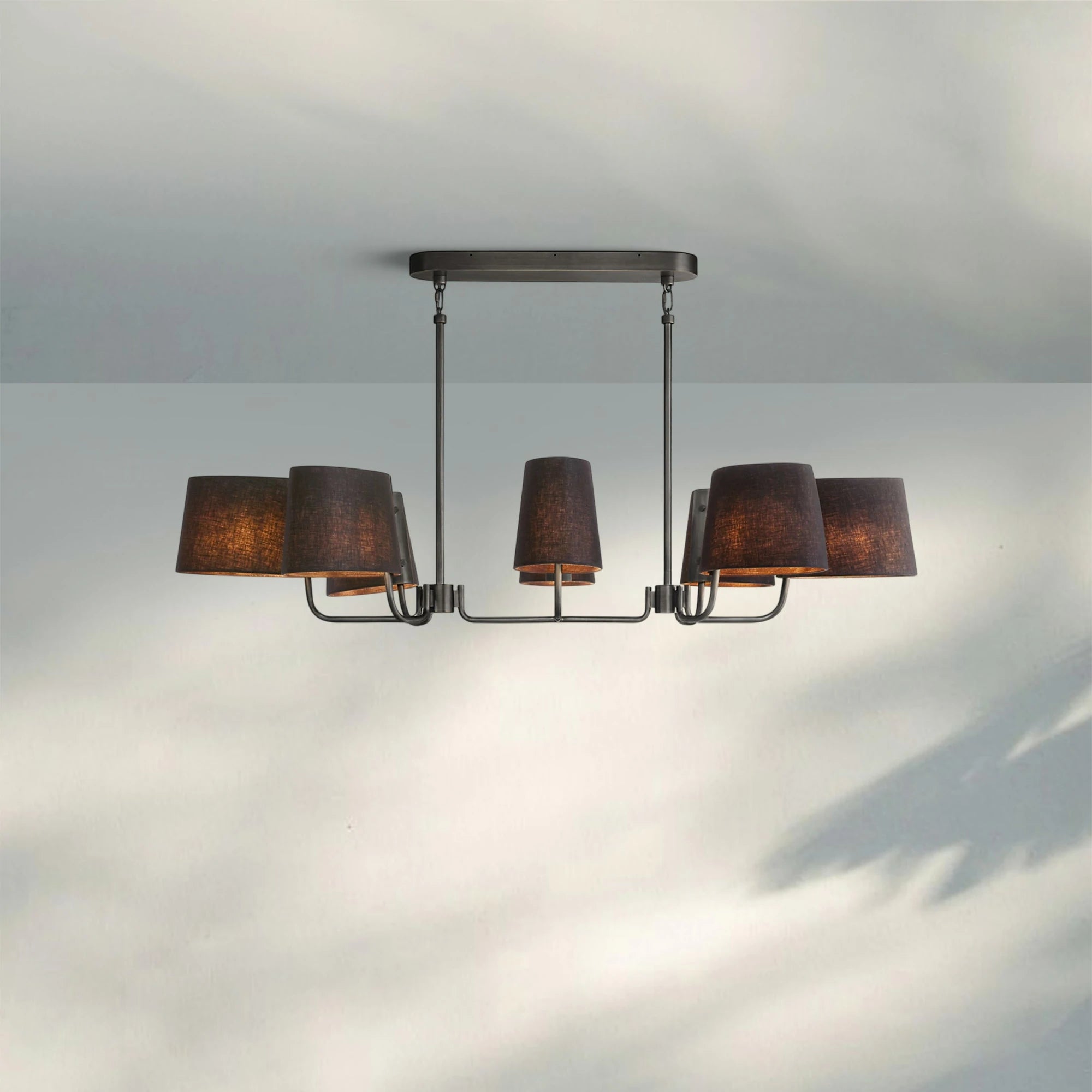 Martinean Linear Chandelier 54" 72" - Blushlighting