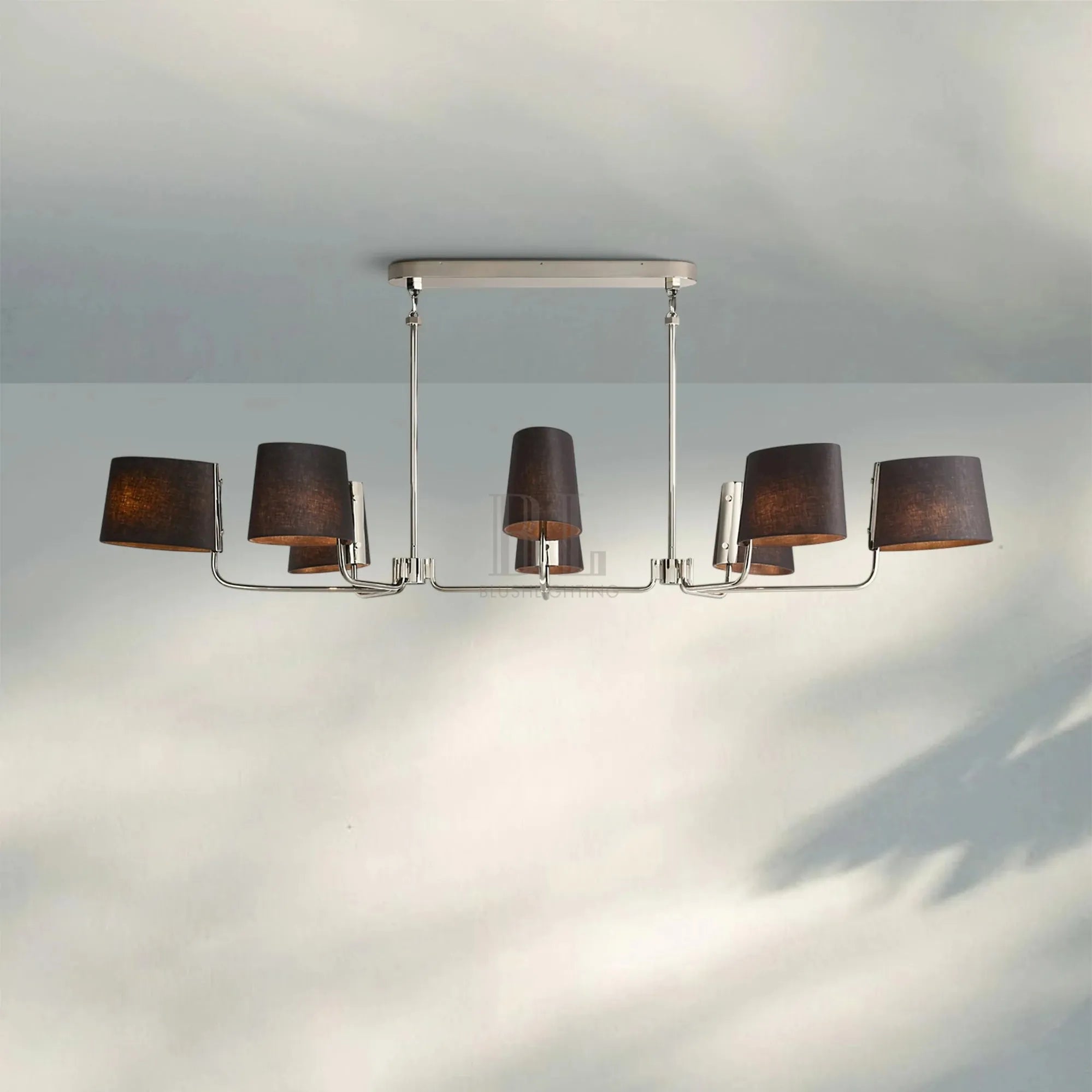 Martinean Linear Chandelier 54" 72" - Blushlighting