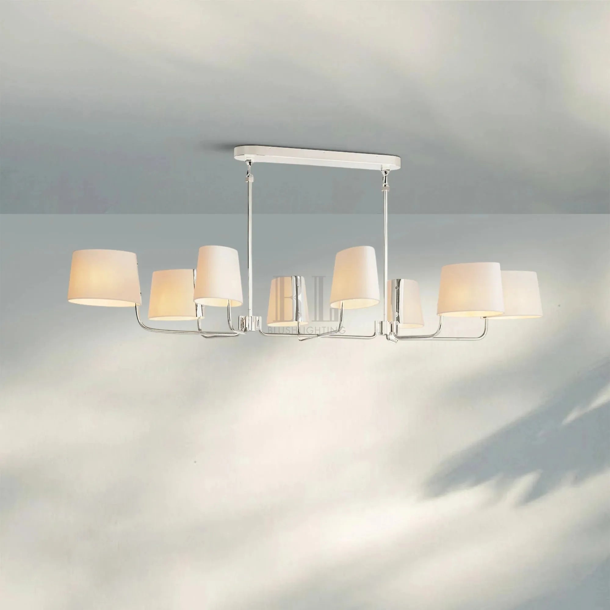 Martinean Linear Chandelier 54" 72" - Blushlighting