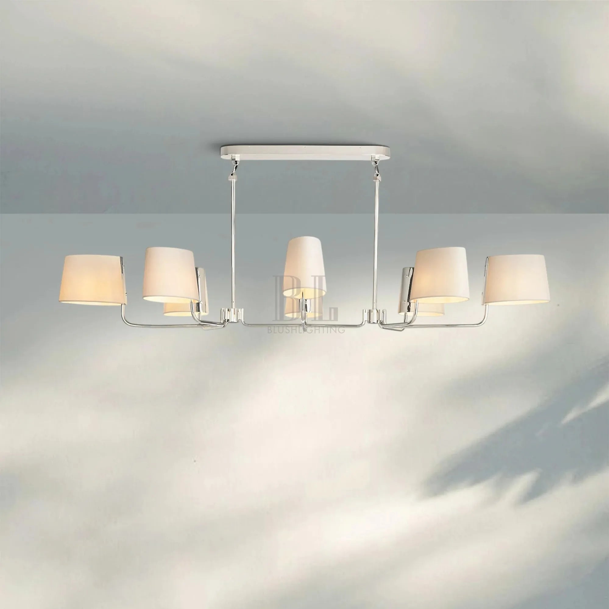 Martinean Linear Chandelier 54" 72" - Blushlighting