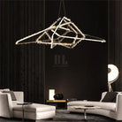 Marty Modern Rock Crystal Irregular Chandelier-Blushlighting-Blushlighting
