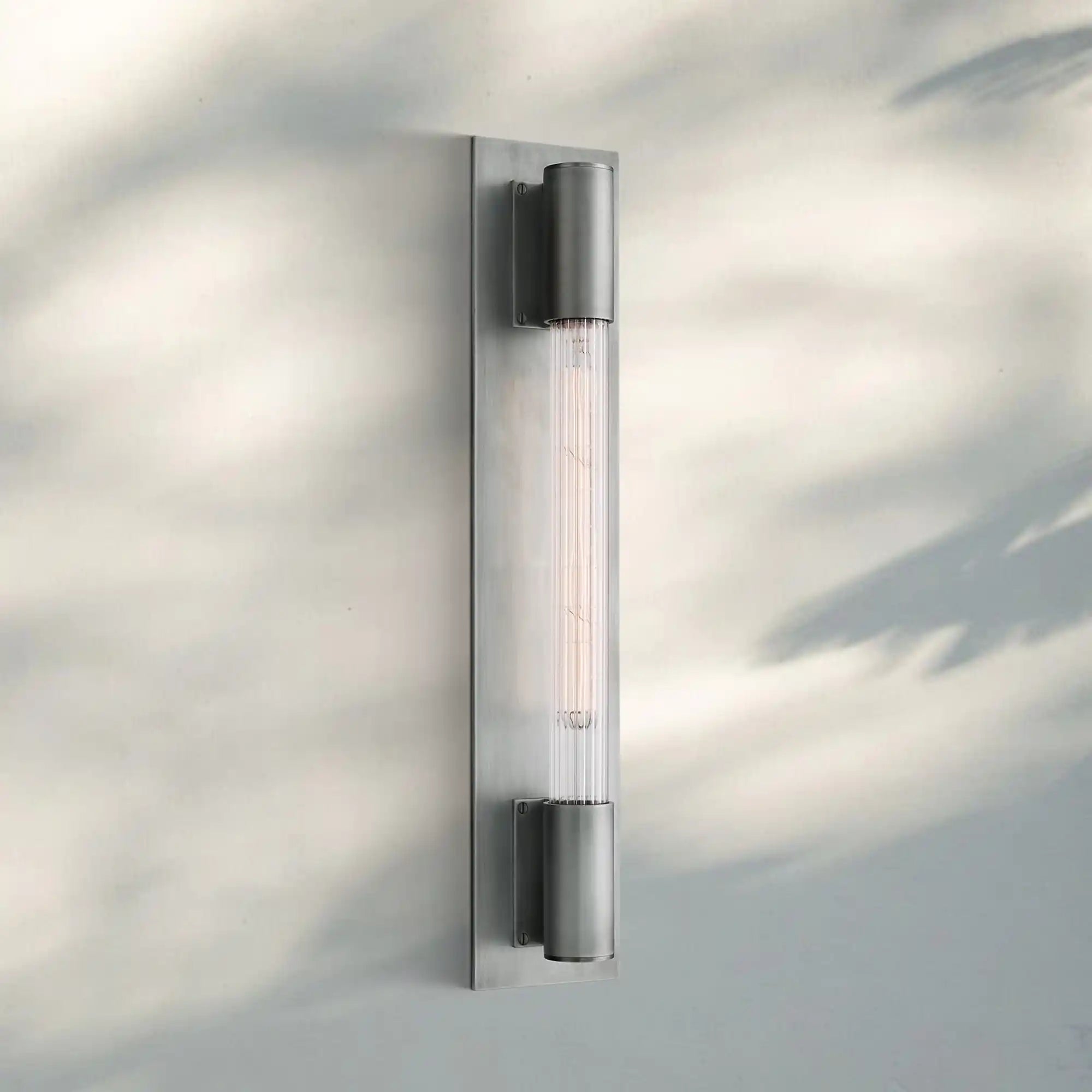 Massenet Metal Wall Sconce - PewterBlushlighting