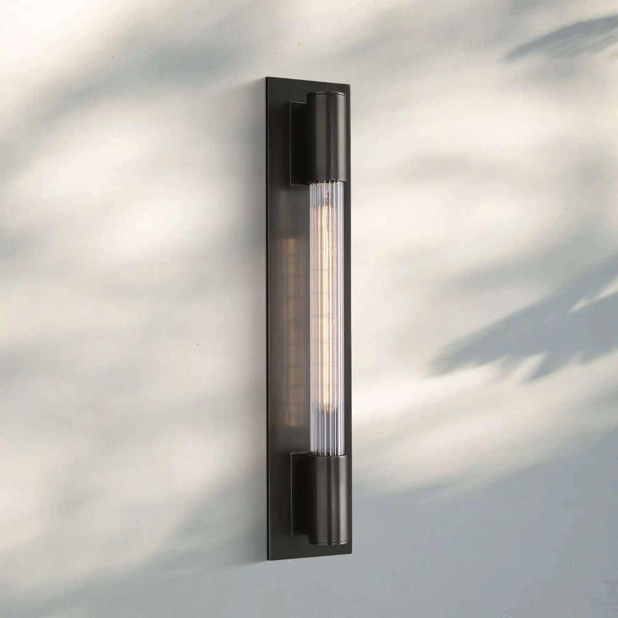 Massenet Metal Wall Sconce - Weathered ZincBlushlighting