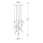 Matera Integrated LED Grand Chandelier 10 - Light - Blushlighting