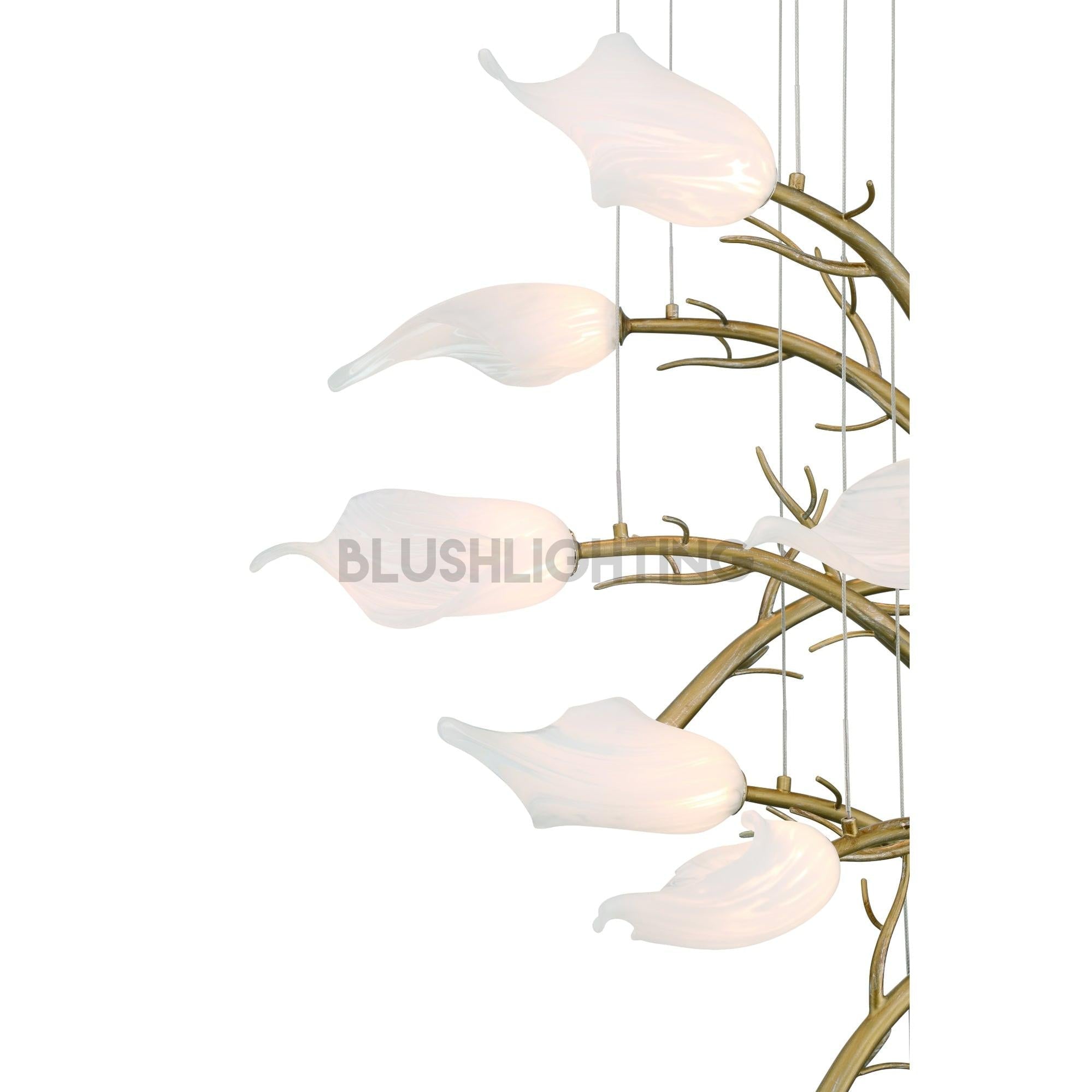 Matera Integrated LED Grand Chandelier 10 - Light - Blushlighting