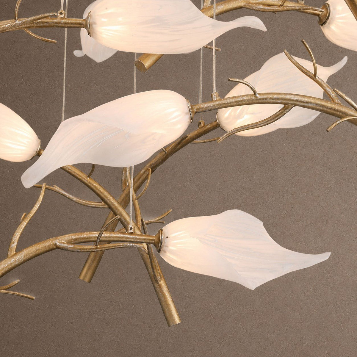 Matera Integrated LED Grand Chandelier 15-Light - Blushlighting