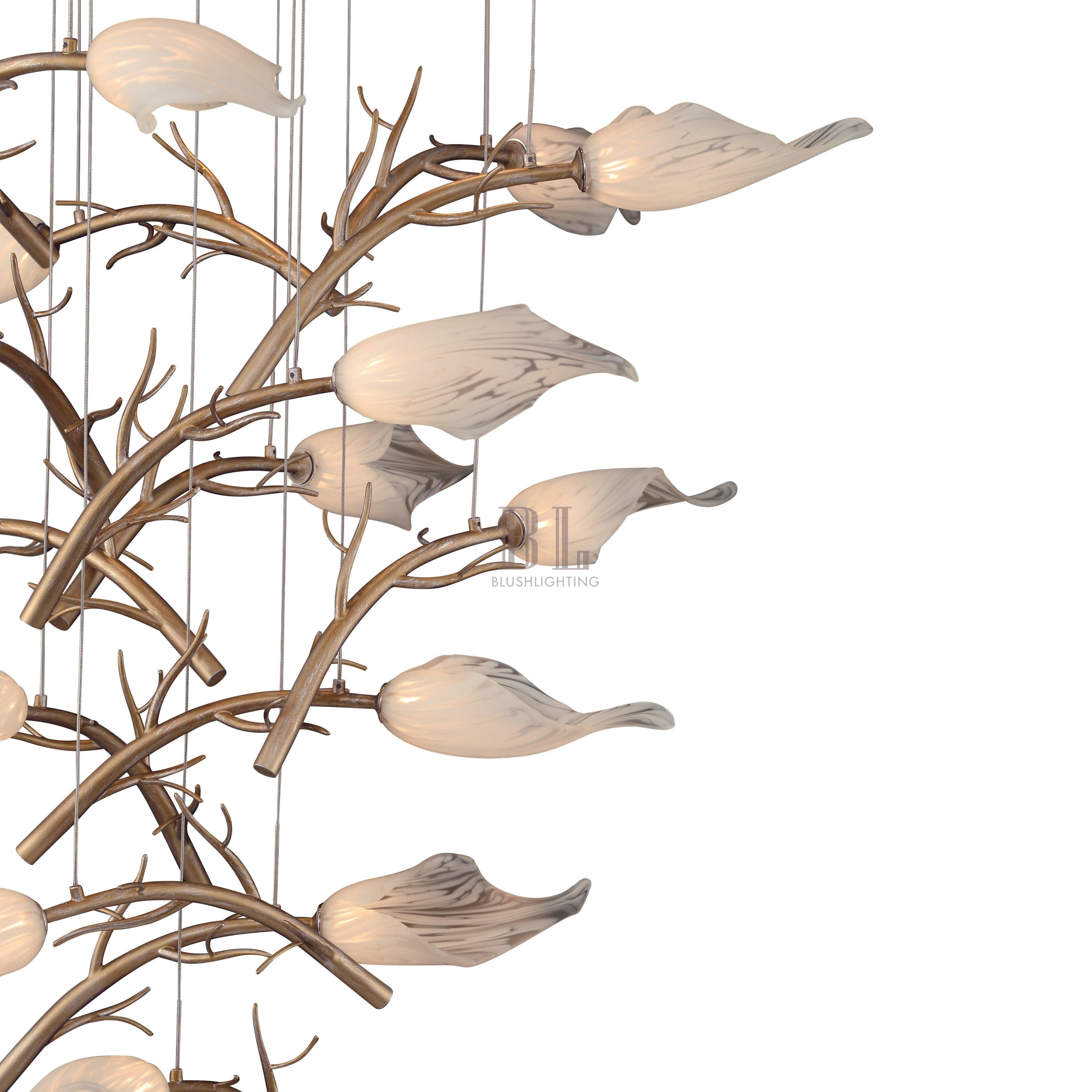Matera Integrated LED Grand Chandelier 15 - Light - Blushlighting