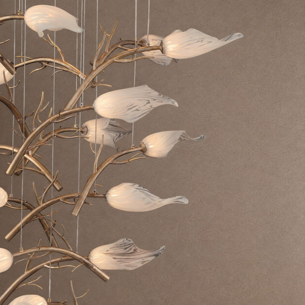 Matera Integrated LED Grand Chandelier 15-Light - Blushlighting