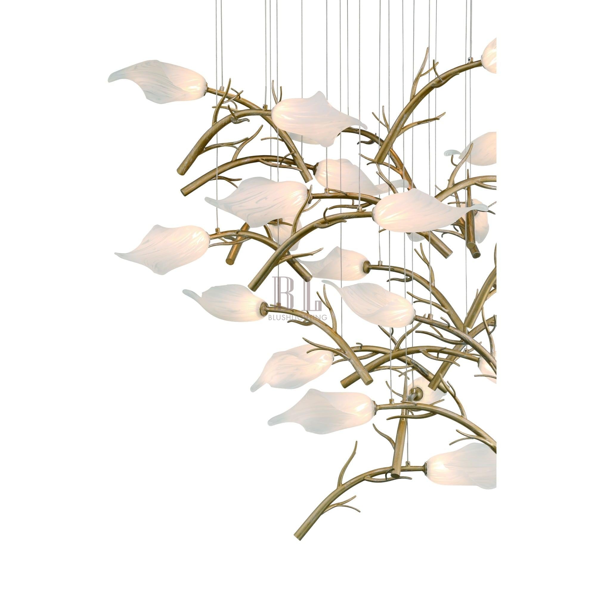 Matera Integrated LED Grand Chandelier 25 - Light - Blushlighting