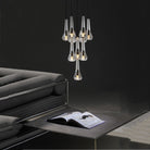 Maxine Modern Crystal Circular Pendant Lights - Blushlighting