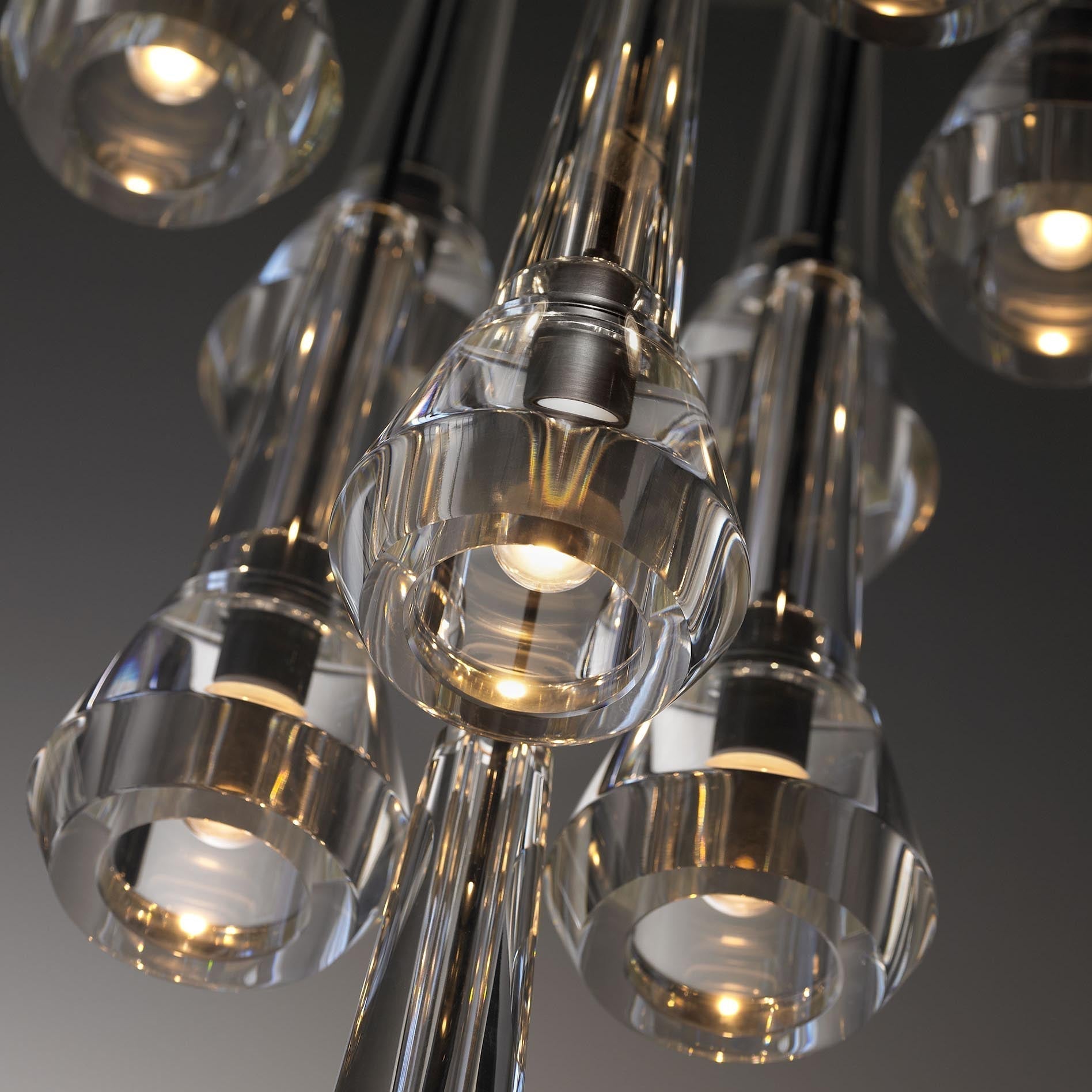 Maxine Modern Crystal Circular Pendant Lights - Blushlighting