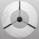 Maxine Modern Round Alabaster Plate Chandelier, Exquisite Illumination - 33.5" DBlushlighting