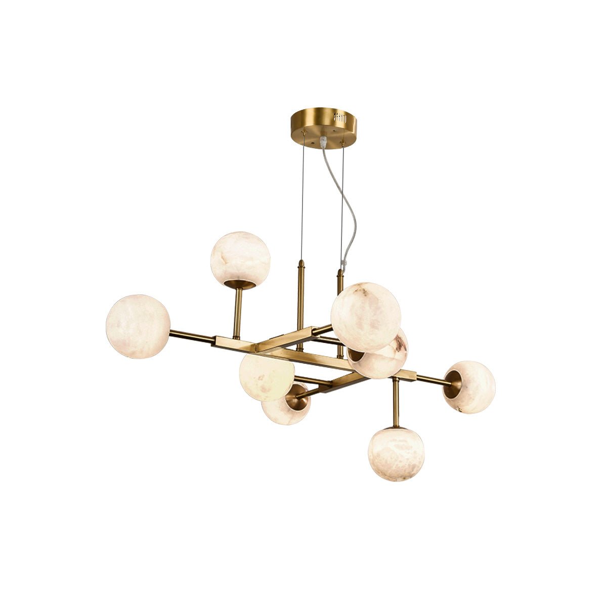 Maytoni Uva Alabaster Chandelier - L 43.3″GlodBlushlighting