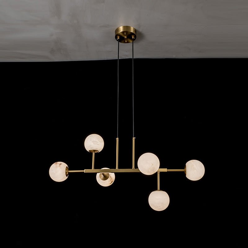 Maytoni Uva Alabaster Chandelier - L 41.3″GlodBlushlighting