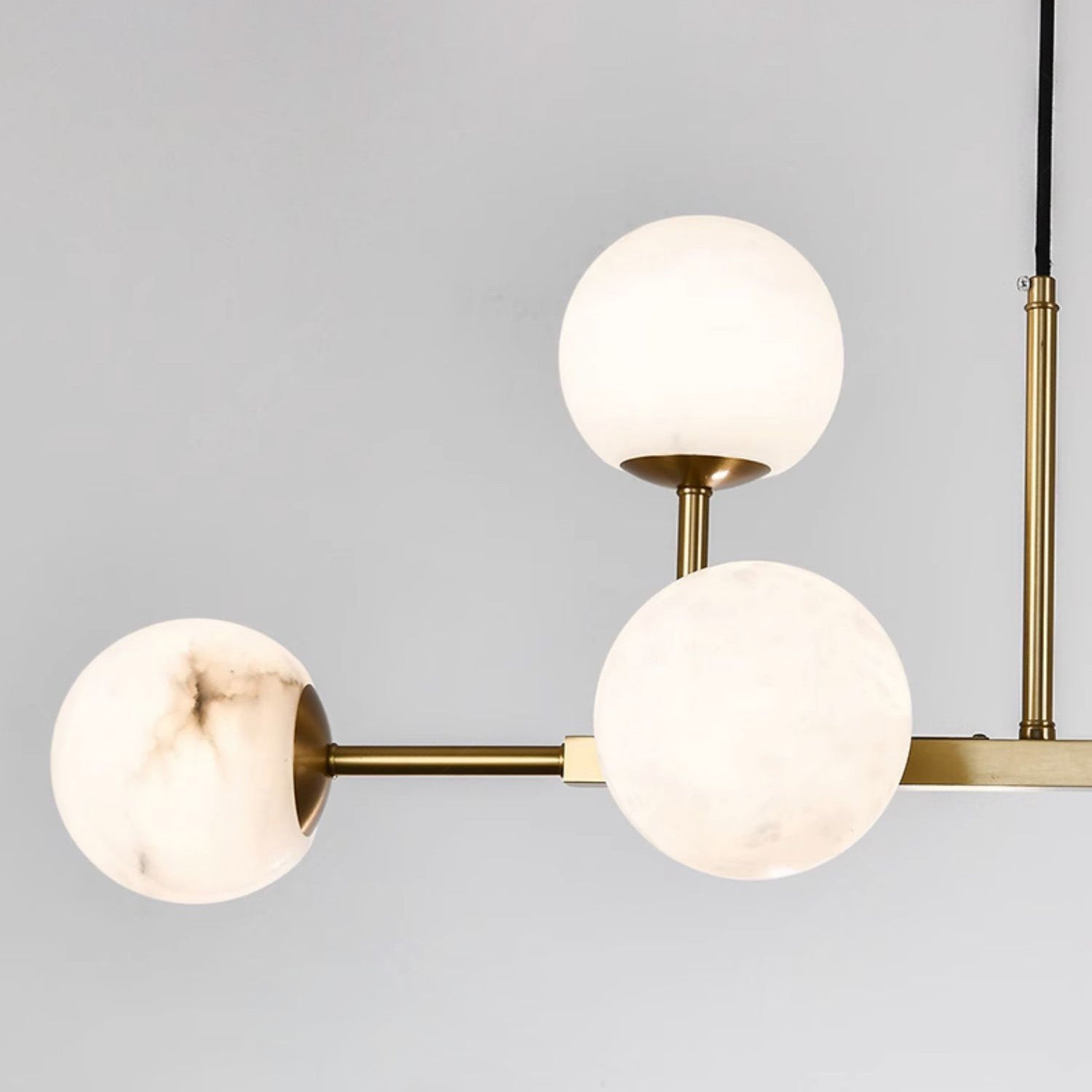 Maytoni Uva Alabaster Chandelier - L 43.3″GlodBlushlighting