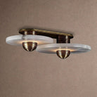Median Alabaster Flush mount - 2 Surface - BrassBlushlighting
