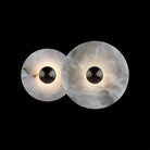 Median Alabaster Flush mount - 2 Surface - BronzeBlushlighting